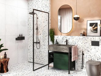 Плитка Alma Ceramica коллекция Terrazzo