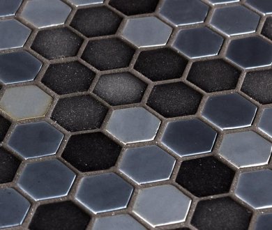 Плитка Onix Mosaico коллекция Hex Stoneglass Blends