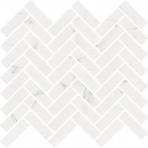 ABK Sensi Mos Chevron Sable Statuario White 30x30