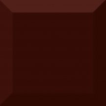 Absolut Keramika Monocolor Biselado Brillo Marron 10x10