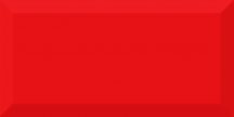 Absolut Keramika Monocolor Biselado Rojo Brillo 7.5x15