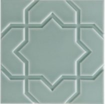 Adex Neri Liso Star Sea Green 15x15