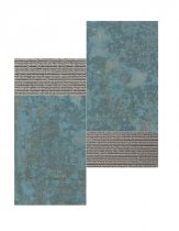 Aparici Grunge Blue Mosaico 3D Silver 28.5x28.5