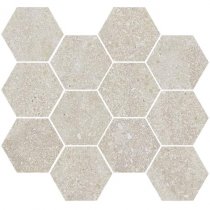 Aparici Lithops Ivory Natural Mosaico Hexagonal 30x28