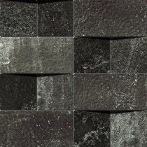 Apavisa Alchemy 7.0 Black Hammered Mosaico Brick 29.75x29.75