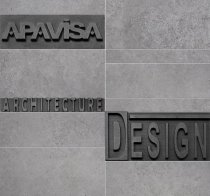 Apavisa Anarchy Grey Natural Mosaico Letters 29.75x29.75