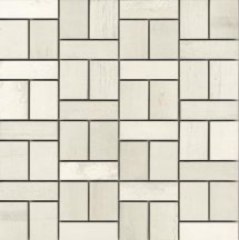 Apavisa Metal 2.0 White Lappato Mosaico Mix 29.75x29.75