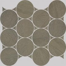 Apavisa Nanoshiba Brown Natural Mosaic Circle 30.07x34.84