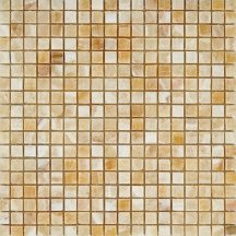 Art And Natura Marble Mosaic Onix Miele 15х15 mm 30.5x30.5