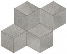 Atlas Concorde Blaze Aluminium Mosaico Esagono Matt 30x35