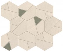 Atlas Concorde Boost Pro Ivory Mosaico Hex Olive 25x28.5