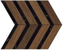 Atlas Concorde Heartwood Brandy Marble Chevron 29.4x28.7