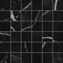 Atlas Concorde Russia Empire Calacatta Black Mosaic Lapp 30x30