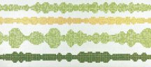 Bisazza Decori 20 Columns Green B 129.4x291.2