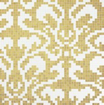 Bisazza Decori 20 Damasco Oro Giallo 97x97