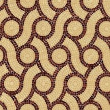 Bisazza Decori In Tecnica Artistica Plait Brown 10x10 20.5x23