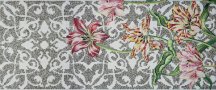 Bisazza Decori In Tecnica Artistica Tulips Grey A 10x10 120.5x290.5