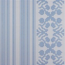 Bisazza Decori Opus Romano Wallpaper Blue 87.9x87.9