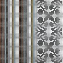 Bisazza Decori Opus Romano Wallpaper Grey 87.9x87.9