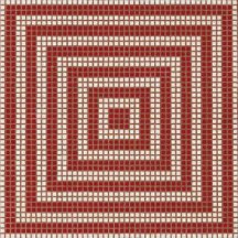 Bisazza Decori Opus Romano Wenge Rosso 29.3x29.3
