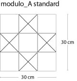 CE.SI Art Deco Stella Modulo A 30x30