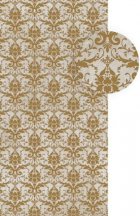 Cedit Tesori Decoro Broccato Bianco Oro Ret 120x240