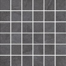 Century Ecostone Dark Mosaico Su Rete 30x30