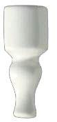 Ceramiche Grazia Vintage Angolo Finale White 2x6.5