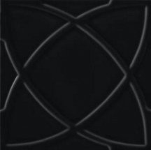 Ceramiche Grazia Vintage Circle Black 20x20