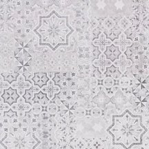 Ceramika Gres Vintage Jasno Szary Dekor 40x40