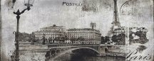 Ceramika Konskie Treviso Postcard Grey 1 Inserto 20x50