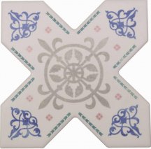 Cevica Becolors Cross Decoro Arabesque 13.25x13.25