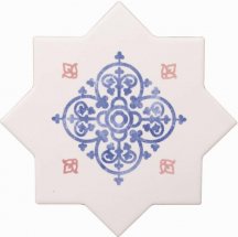 Cevica Becolors Star Decoro Arabesque 13.25x13.25