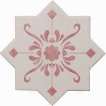 Cevica Becolors Star Decoro Stencil Coral 13.25x13.25
