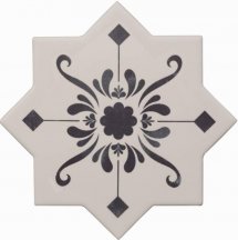 Cevica Becolors Star Decoro Stencil Navy 13.25x13.25