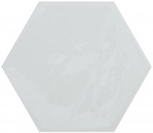 Cifre Kane Hexagon White 16x18