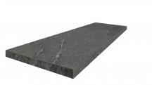 Coliseumgres Lugano Graphite Scalino Angolo Sx 33x90