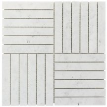 Dao Stone Mosaic Carrara 23x148 Polished 30x30