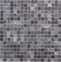 Dao Stone Mosaic Silver Grey 15x15 Polished 30x30