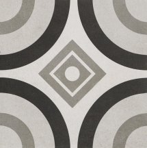 Dom Ceramiche Comfort C Grey Circle 25x25