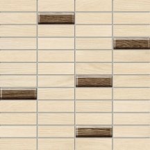 Domino Ceramika Moringa Mosaic Rectangular Beige Glass 29.8x29.8