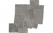 Emil Ceramica Fabrika Mosaico Blokko Dark Grey Silktech 34.1x34.3