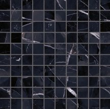 Emil Ceramica Tele Di Marmo Revolution Mosaico 3x3 Calacatta Black Naturale 30x30