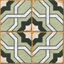 Ennface Pattern Morocco Green 20x20