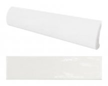 Equipe Cottage Pencil Bullnose White Matt 3x15