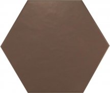 Equipe Hexatile Marron Mate 17.5x20