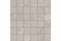 Ergon Portland Stone Mosaico 5X5 Cross Cut Ash Naturale 30x30