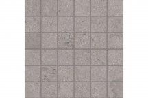 Ergon Portland Stone Mosaico 5X5 Cross Cut Lead Naturale 30x30