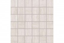 Ergon Portland Stone Mosaico 5X5 Vein Cut Talc Naturale 30x30