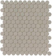 Fap Milano And Wall Tortora Round Mosaic Ø 2 29.5x32.5